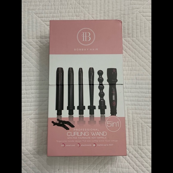 NIB Bombay 5-in-1 Curling wand - Picture 2 of 4